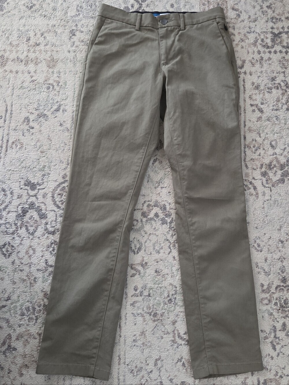 Old Navy Ultimate Tech Slim Built-In Flex Pants Boys 26x27 Olive Green